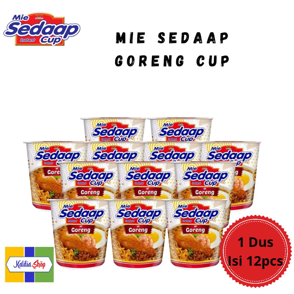 

Mie Sedaap Cup Goreng Instant 1 Dus