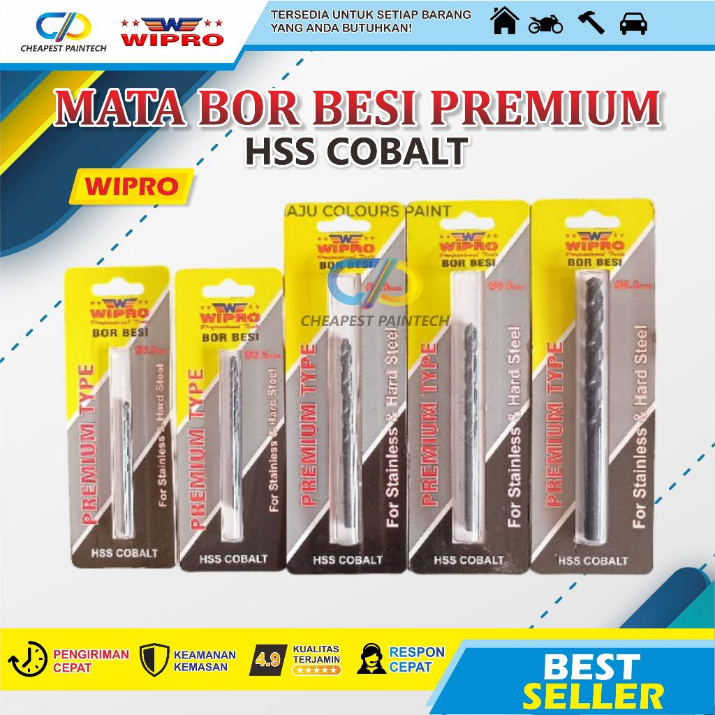 WIPRO MATA BOR BESI PREMIUM COBALT HSS