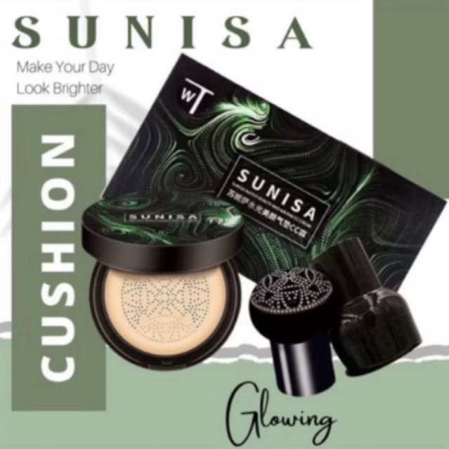 SUNISA CUSHION 100% Original | Sunisa Mushroom Head Air Cushion BB Cream Moisturizing Foundation