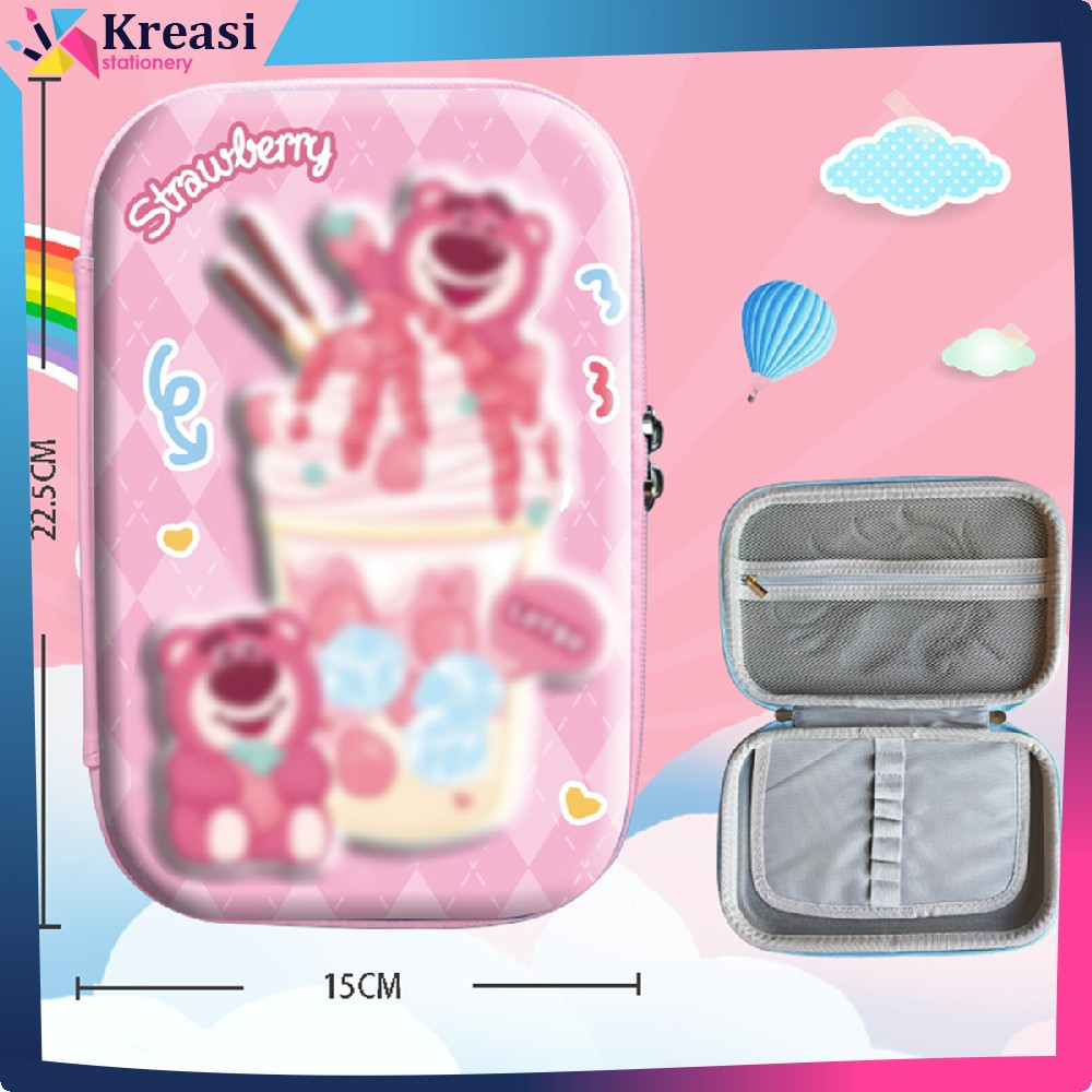 

Kotak Pensil Anak Sekolah 3D Karakter Kartun Gemoy / Tempat Pinsil Kotak Besar Alat Tulis Case Cartoon / Kotak Pensil Anak Alat Tulis Import Kreasi Stationery A82