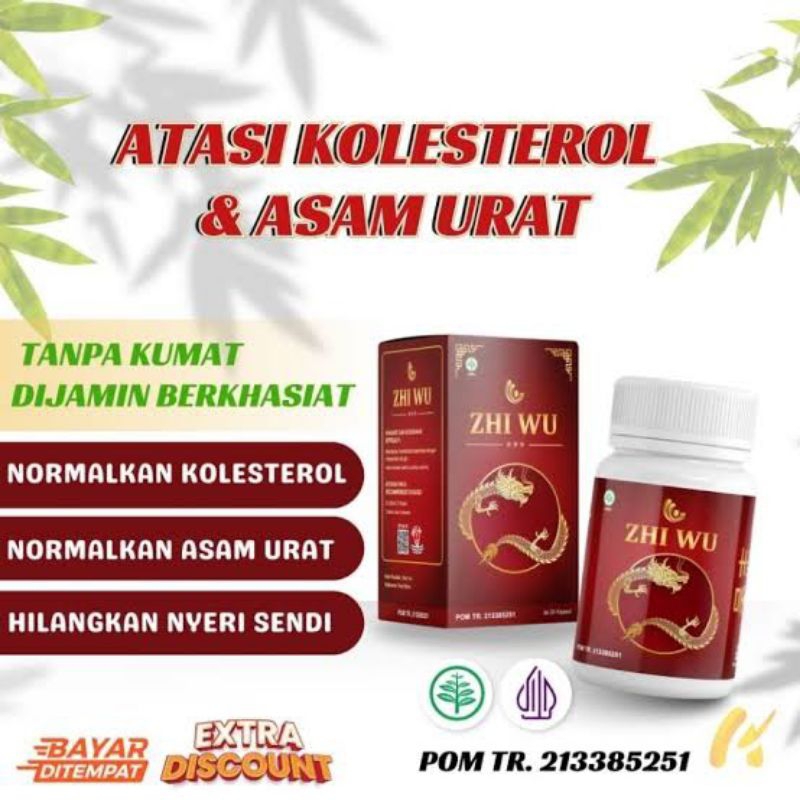 ZHI WU OBAT HERBAL CINA ATASI ASAM URAT PERSENDIAN DAN TULANG AMPUH