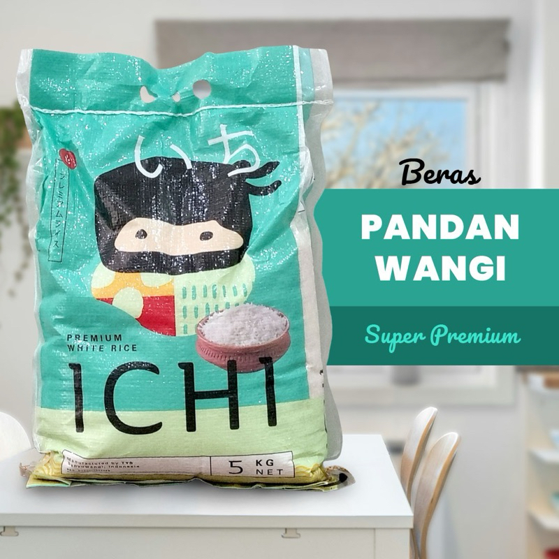 

Ichi PANDAN WANGI Super Premium White Rice 5kg