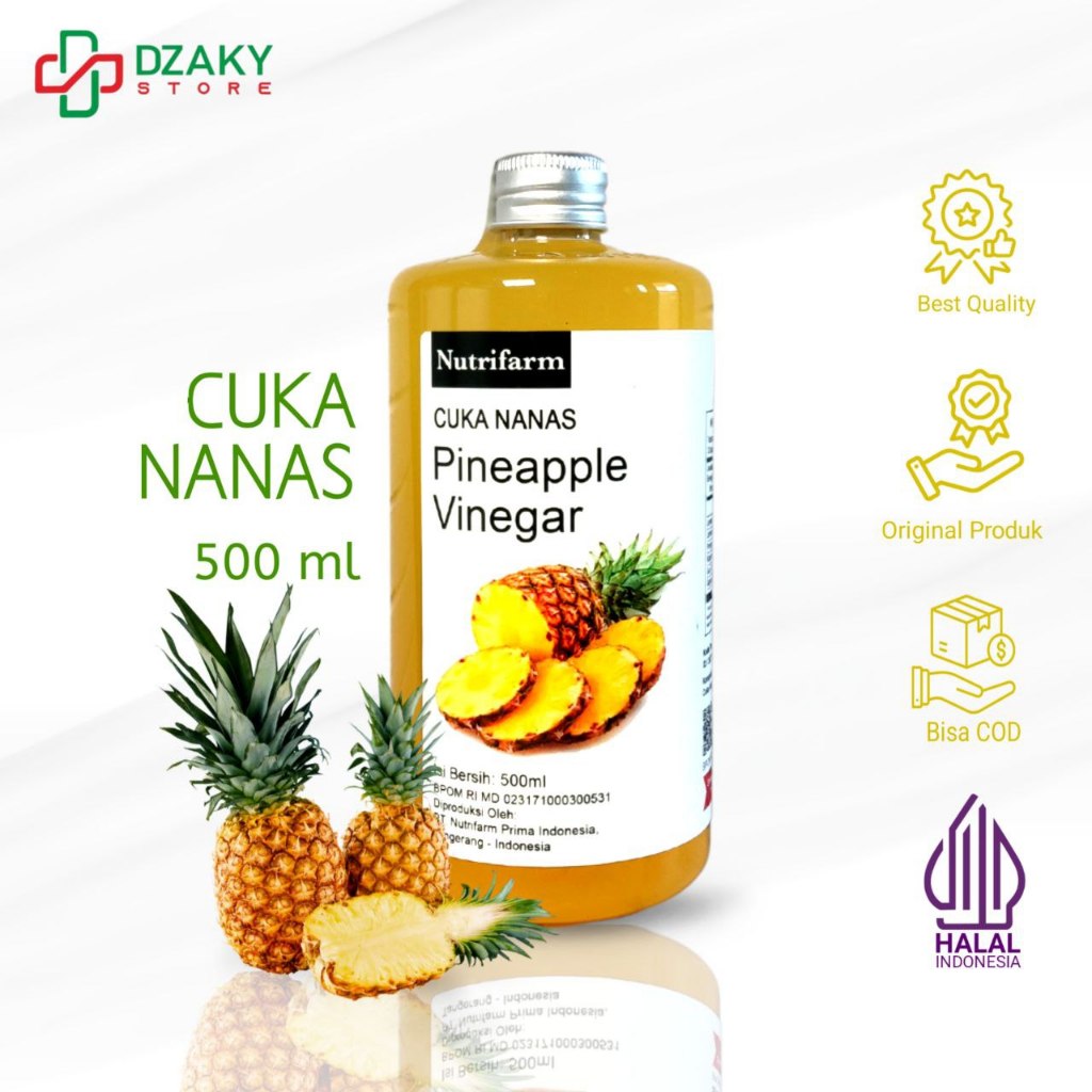 

COD CUKA NANAS 500 ORIGINAL WITH MOTHER/CUKA NANAS ORGANIK MURNI TANPA CAMPURAN/PINEAPPLE CIDER VINEGAR WITH MOTHER/CUKA NANAS UNTUK KESEHATAN/MINUMAN KESEHATAN ASLI/CUKA NANAS ORIGINAL 100% MURNI ASLI