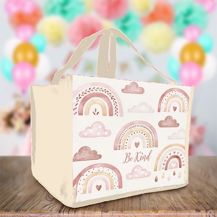 

Tas Souvenir Ultah Gambar RAINBOW 01 Goodie Bag Cute Anak