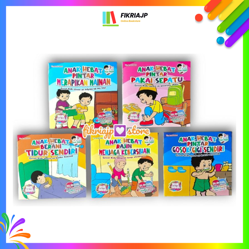 Buku Cerita Anak Hebat Mandiri Full Colour -AHE
