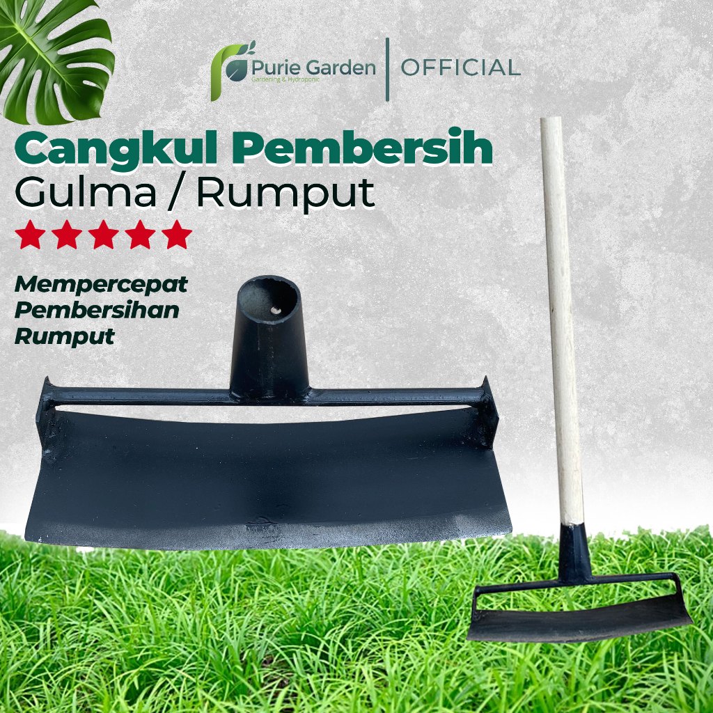 Cangkul Rumput Gulma Liar Kualitas Baja & Tajam PG SBY