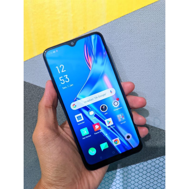 OPPO A12 RAM 4GB/64GB SEKEN  RESMI BERGARANSI BERGARANSI DAN BISA RETUR YA