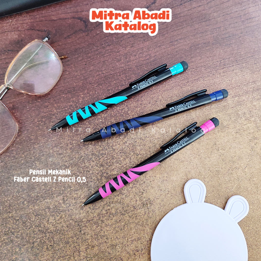 

(1 PCS) PENSIL MEKANIK FABER CASTELL Z PENCIL / 0,5 klik 136212 click pencil mekanik faber castel segitiga lucu alat tulis sekolah kantor atk kuliah kampus stationery murah lengkap / mitra abadi katalog jogja
