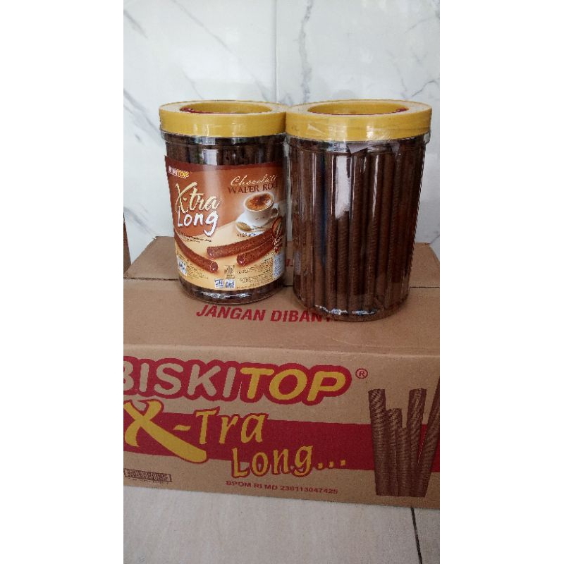 

1 (karton) wafer stik / stik wafer biskitop X-tra long