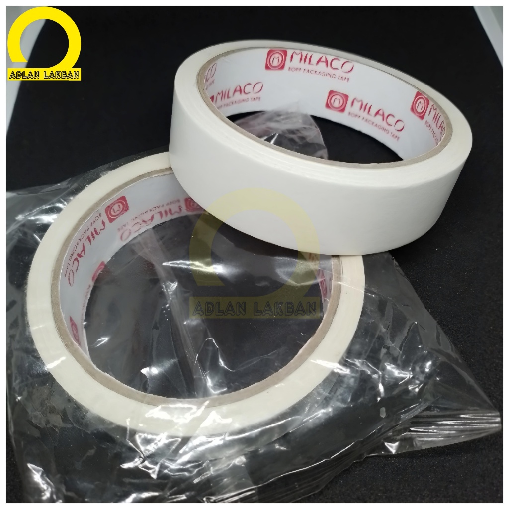 

Double Tape 1 inch 24mm x 14 Meter Super Kuat - Double Tip Satuan