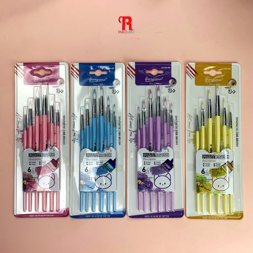 

Kuas Set / Brush Set / G-P20-6R