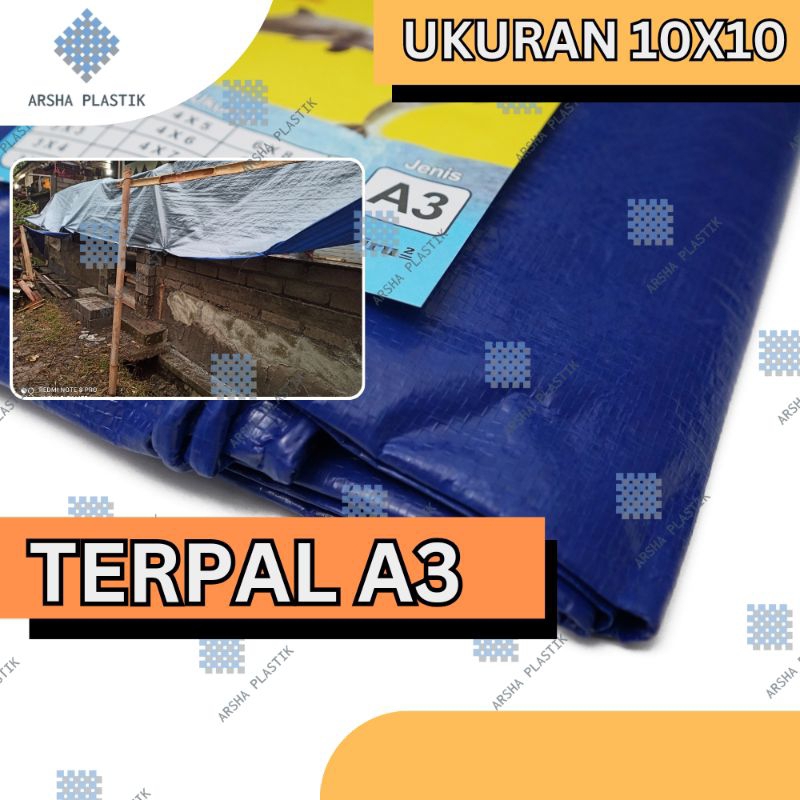 Terpal Plastik A3 10x10 Murah