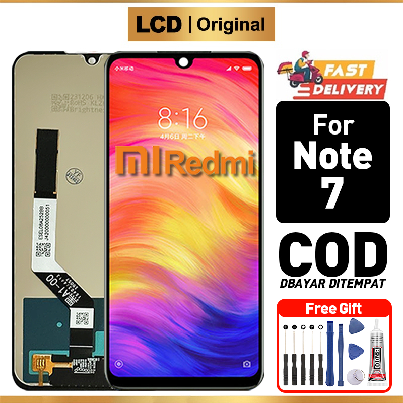 LCD Redmi Note 7 / Note 7 Pro Original Touchscreen Fullset Asli Ori Compatible For Glass Touch Scree