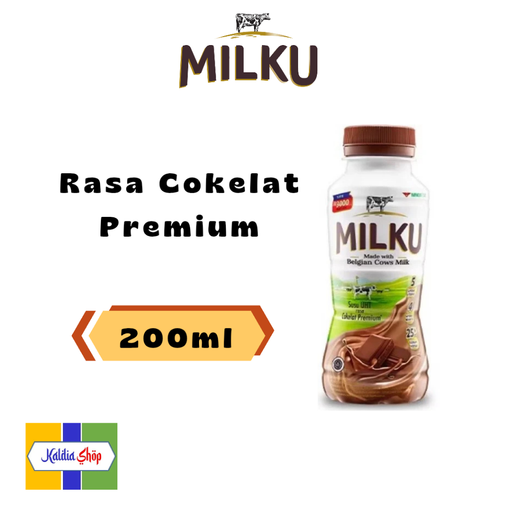 

Milku Susu UHT Rasa Cokelat 200ml