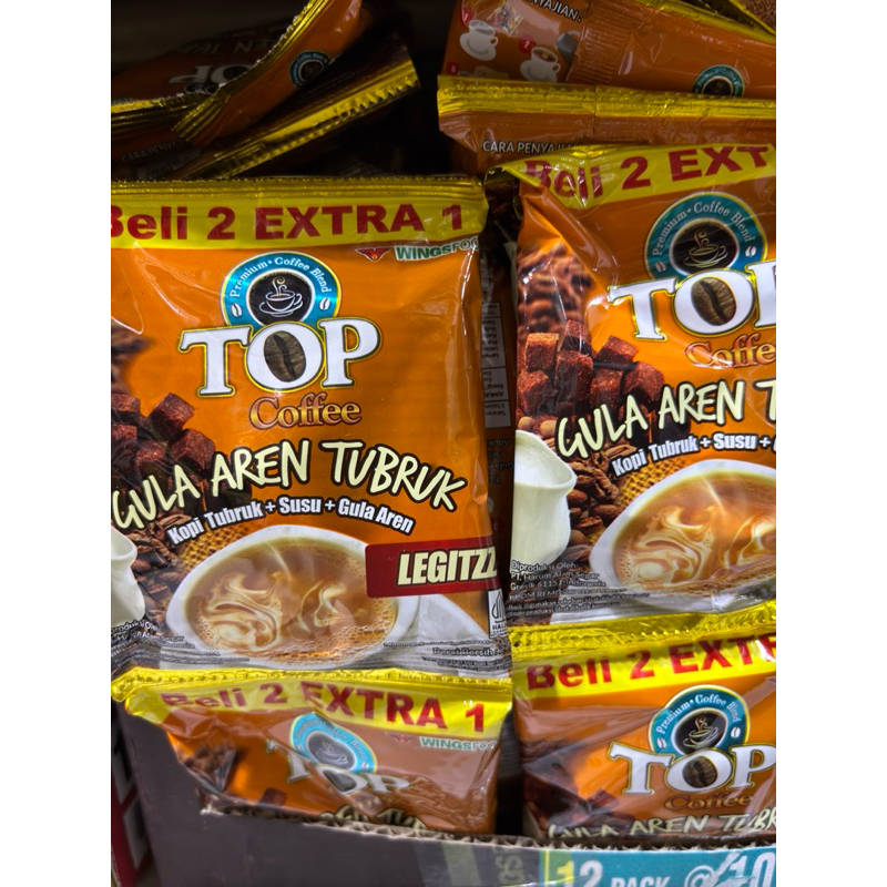 

Top Coffee Kopi Gula Aren Tubruk isi 10/renceng
