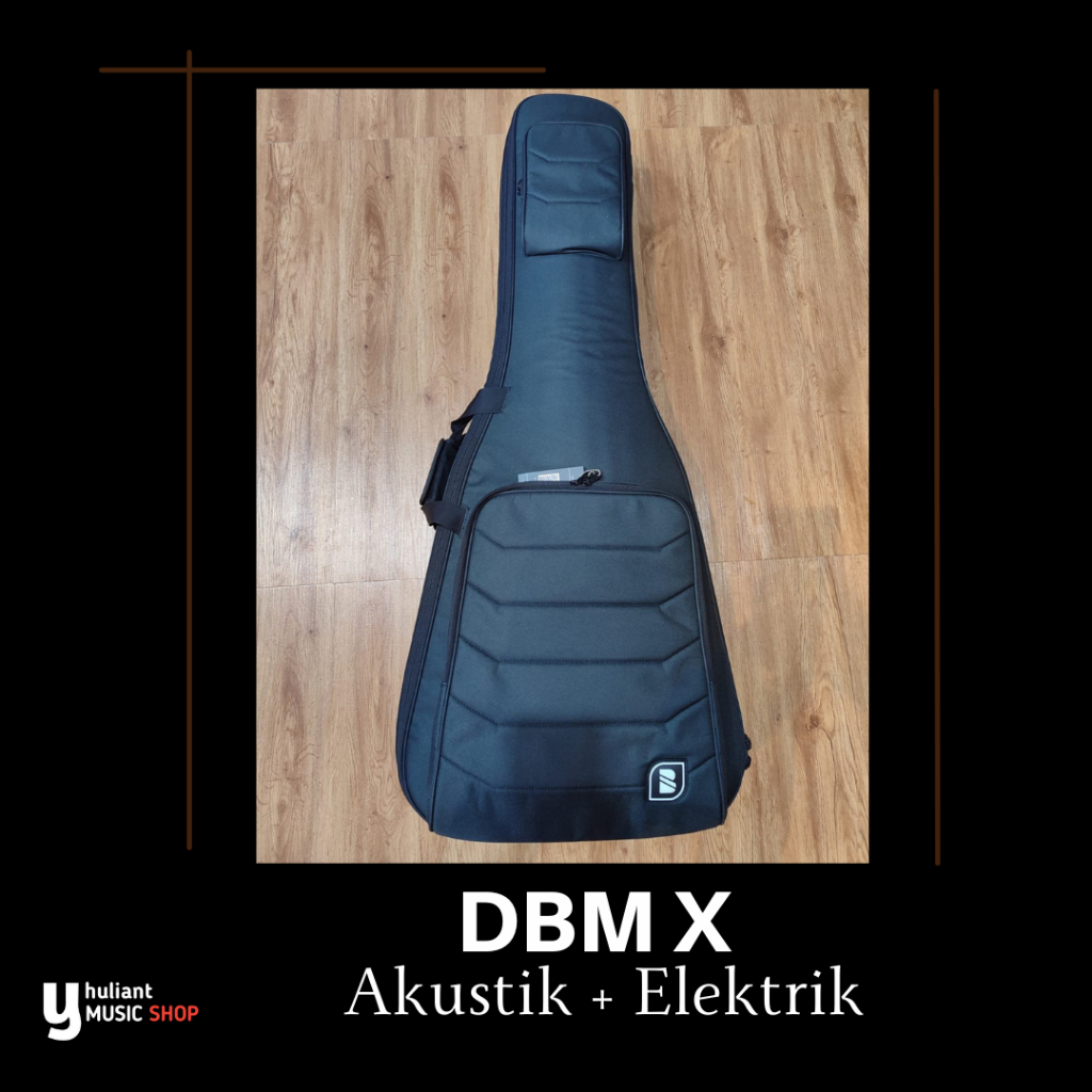 DBM X case Dual Gigbag For Akustic Guitar And electric Guitar
