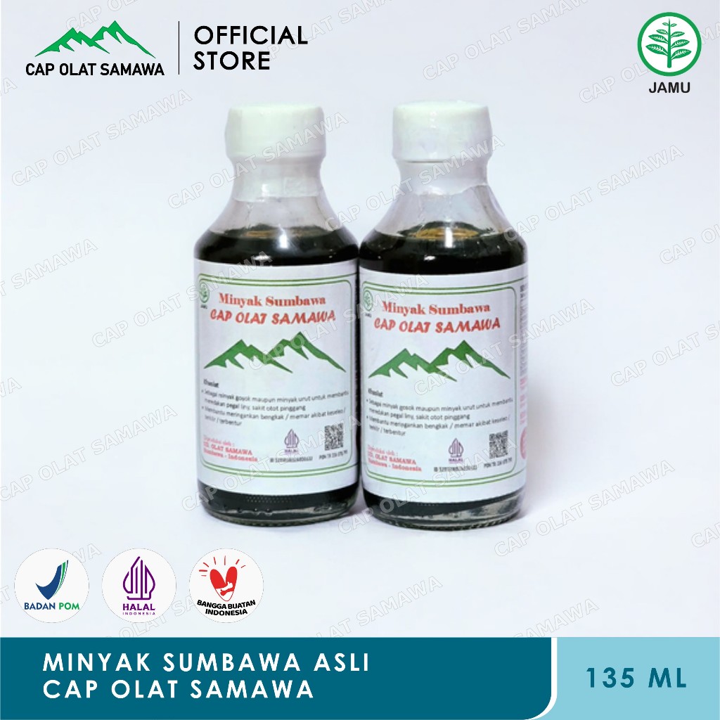

Minyak Sumbawa Cap Olat Samawa 135ml - Isi 2 pc