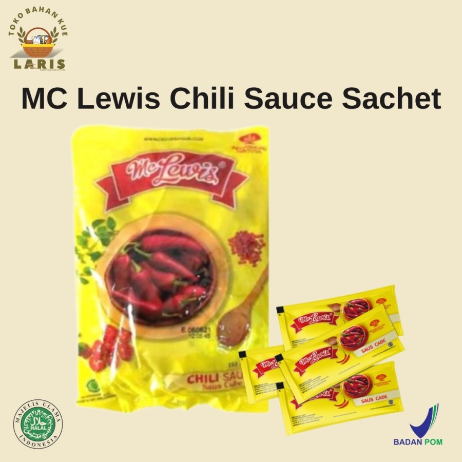 

MC LEWIS CHILI SAUS SACHET 25 @ 8 GRAM