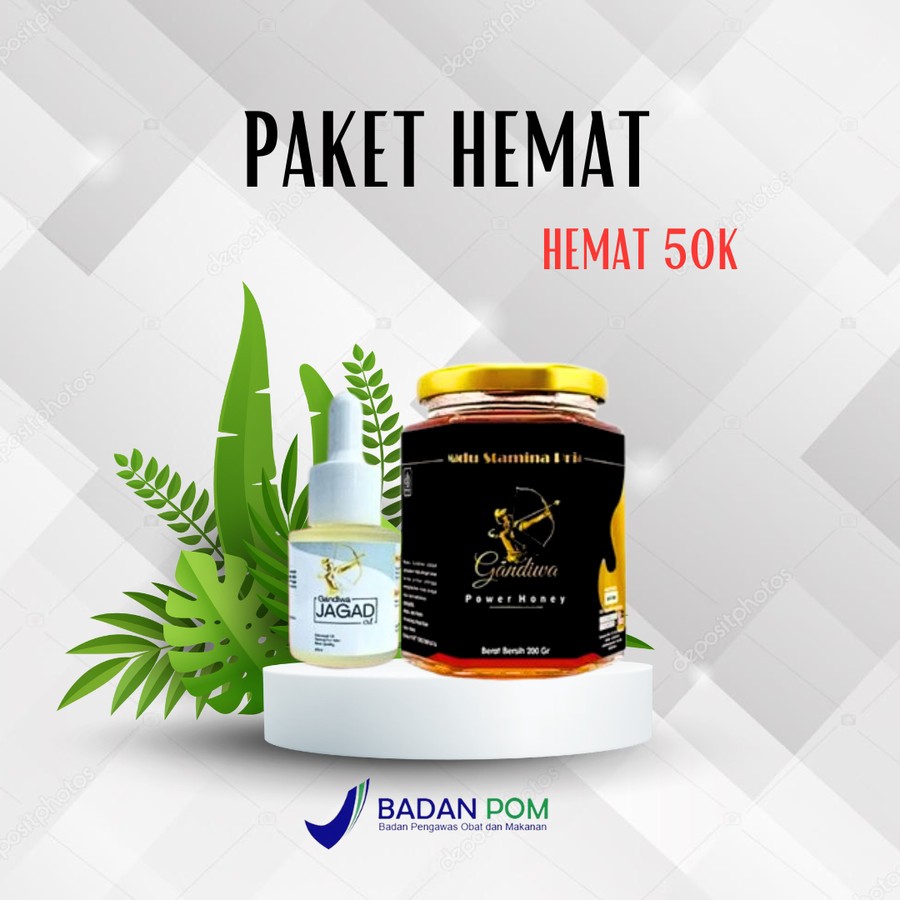 Paket Hemat minyak pijat laki laki kuat tahan lama Penambah Stamina dan Madu Stamina Tanpa Efek Samp