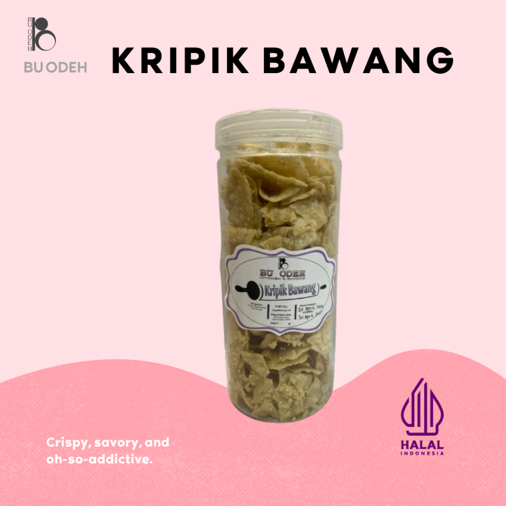 

Keripik Bawang Bu Odeh - Kerupuk Bawang - Keripik Stick Bawang Enak Renyah Gurih