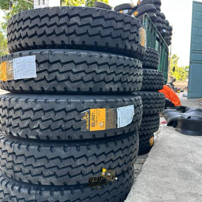 BAN TRUK BLACKLION BLR01 750 R16 SET (BAN DALAM + MARSET) - BAN TRUCK MURAH - BAN TRUK KAWAT - BAN T