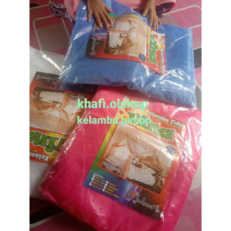 Kelambu Kotak Polos Tebal 200x180 Kelambu Polos Tebal 200x180