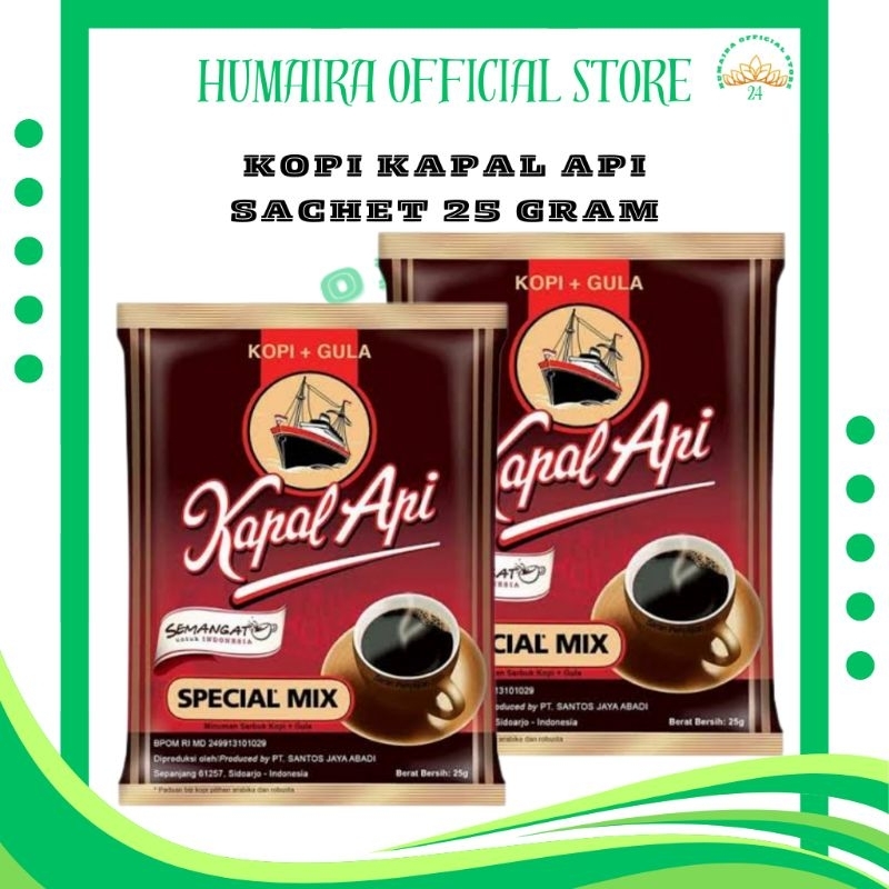 

Kopi Kapal Api Spesial Mix Rencengan Isi 20 Sachet