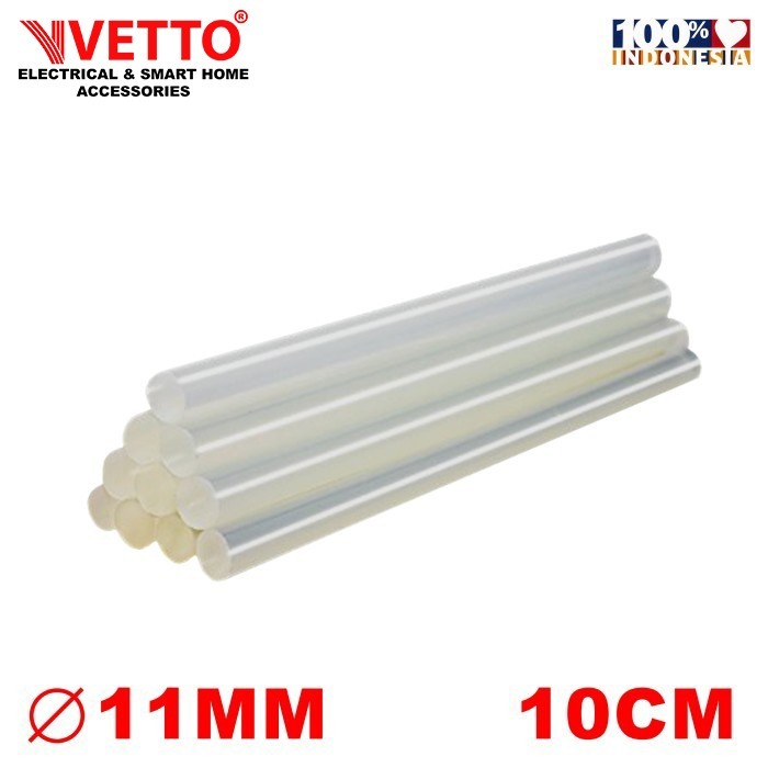 VETTO Isi Lem Tembak / Lem Bakar / Lem Lilin - Diameter 11 mm dan Panjang 10 cm