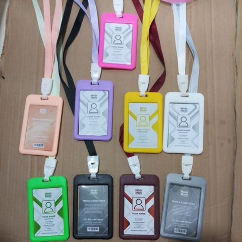 

Gantungan Name Card lanyard warna warni