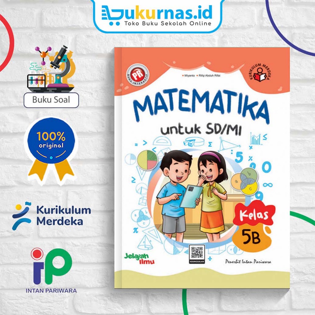 Buku PR Interaktif Matematika 5B SD/MI Kelas 5 Semester 2  - Kurikulum Merdeka - Intan Pariwara