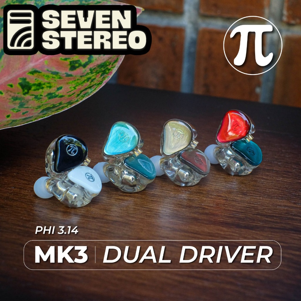 Phi 3.14 Audio IEM Dual Driver In Ear Monitor Panggung