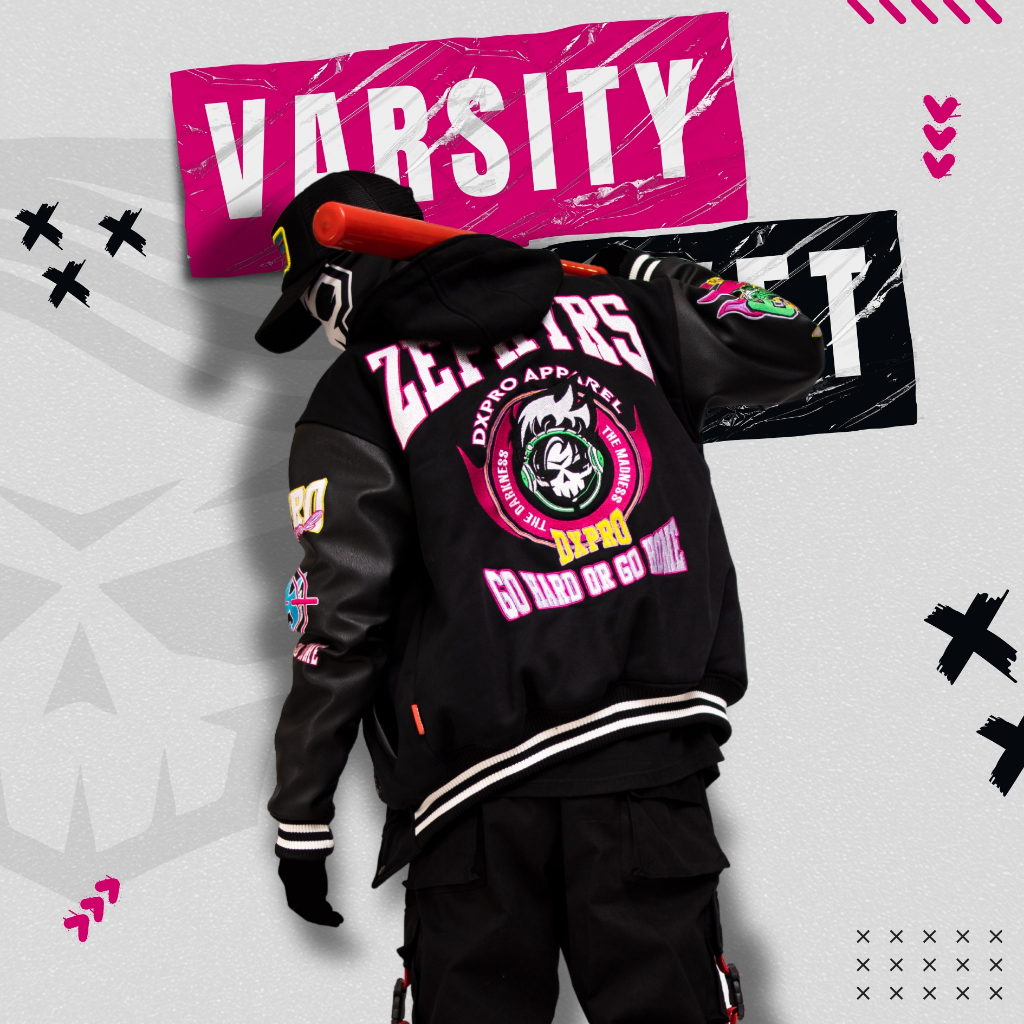 Hoodie Varsity Jacket ZEPHYRS CHAOS EDITION