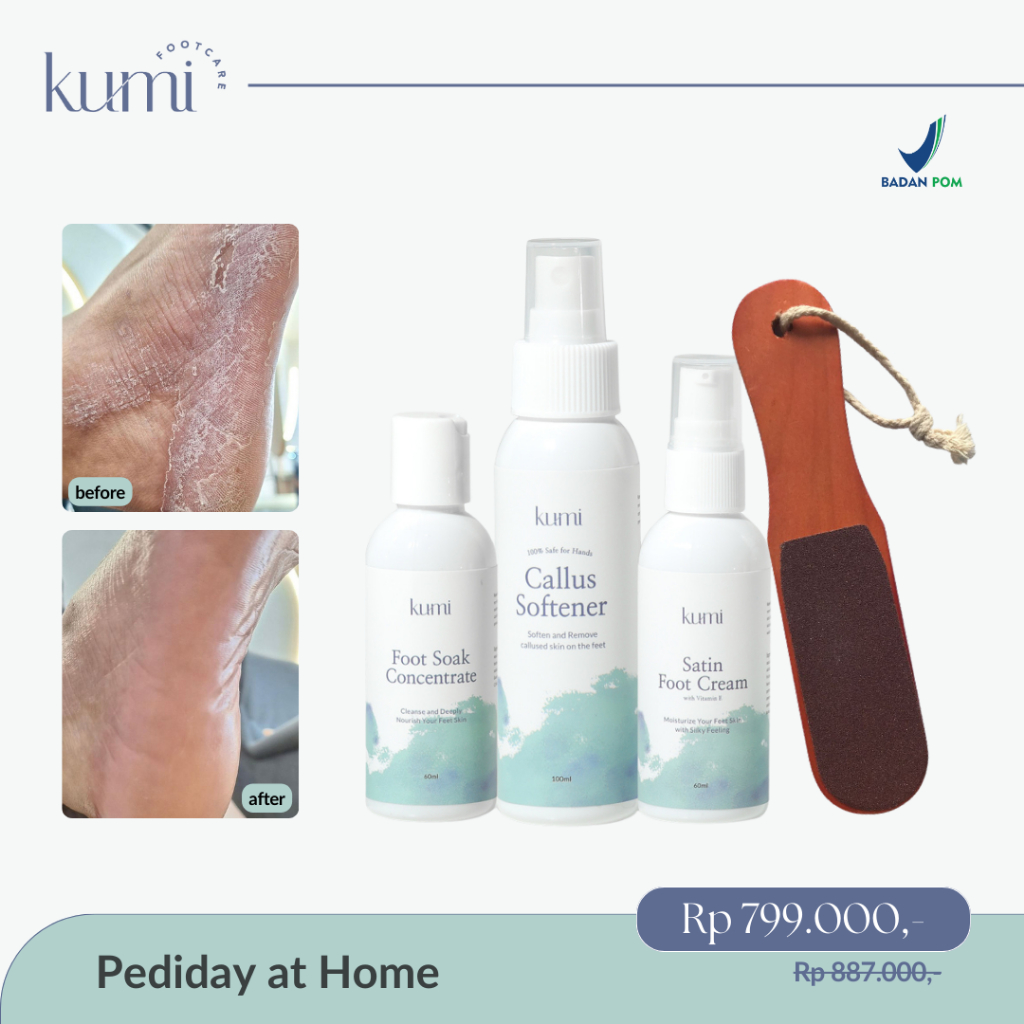 Kumi PEDIDAY Package at Home / Pedicure / Treatment / Callus