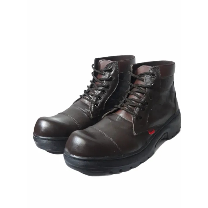 Safety Boots Pria Kulit Sepatu Safety Boot Proyek Kickers Pria
