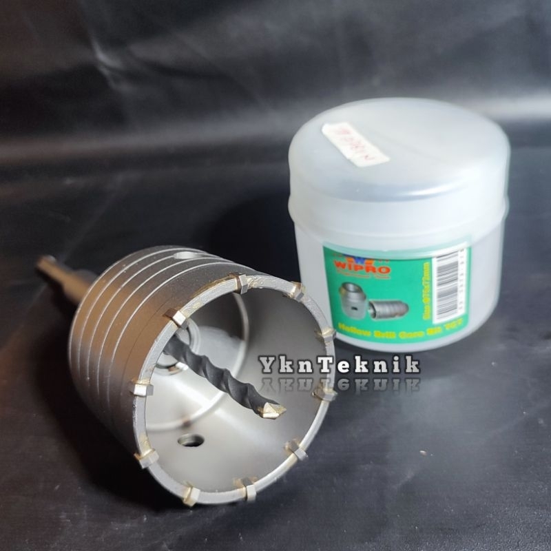 mata bor hole saw lubang tembok beton dril 3 inch pelubang tembok beton pipa WIPRO