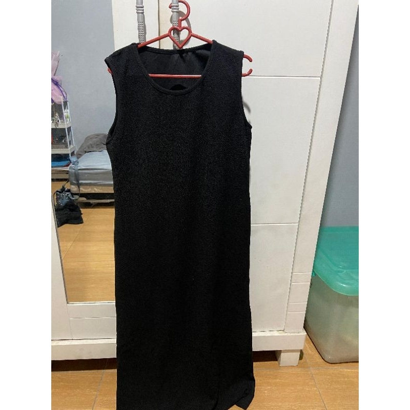 inner dress hitam