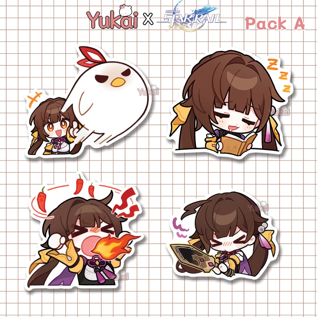 

Stiker Pack Sushang Honkai Star Rail (HSR) Premium, Sticker Anime Waterproof