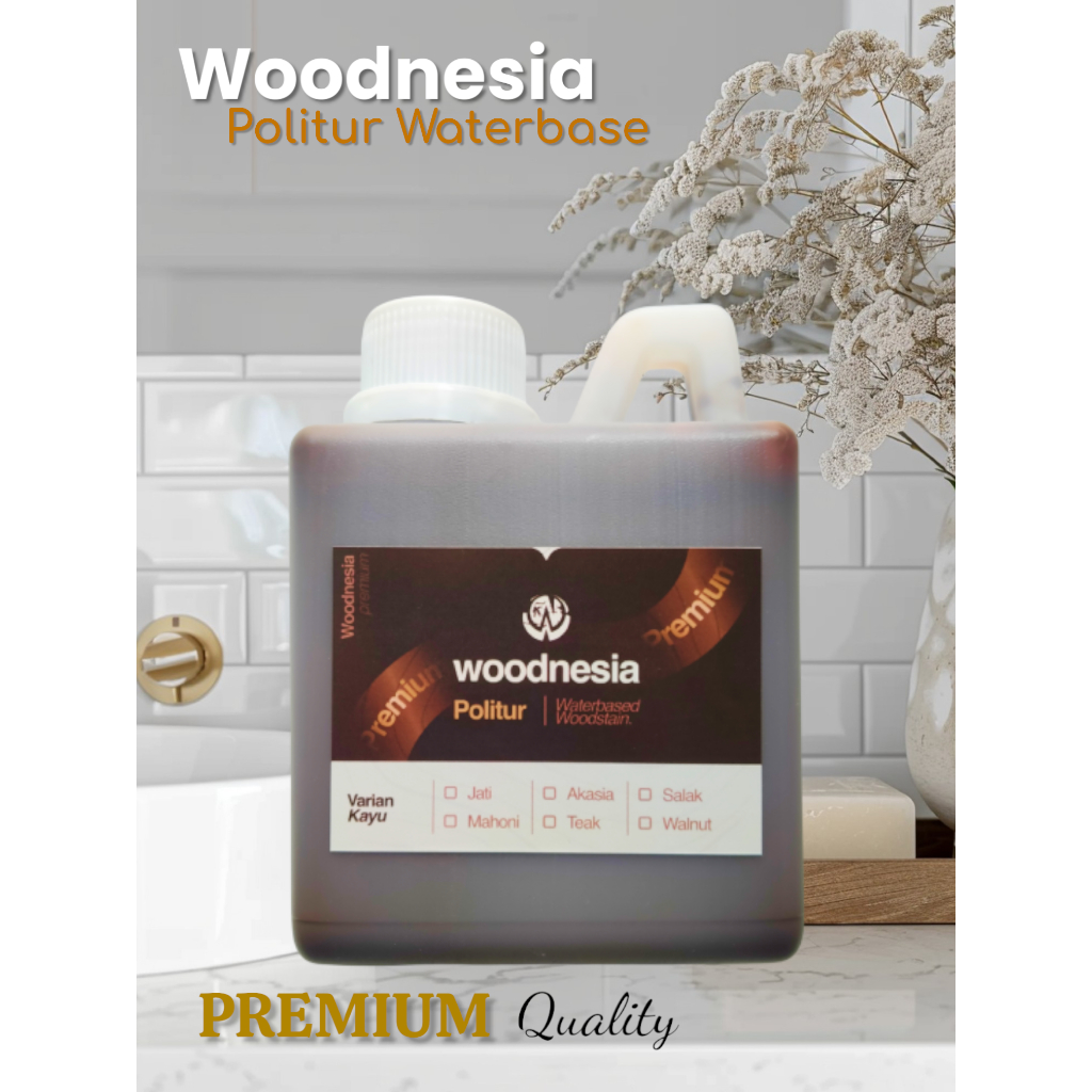 POLITUR PREMIUM | Politur Air Waterbased Seperti Propan Mowilek Woodnesia Premium 500ml