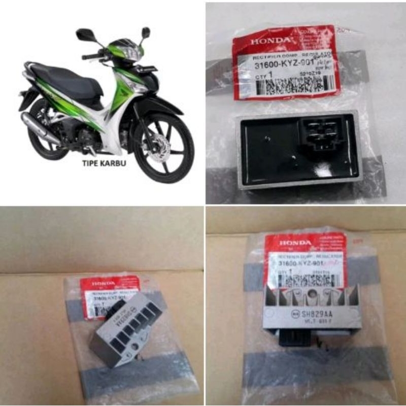 KIPROK SUPRA X 125 HELM IN KARBU ORIGINAL