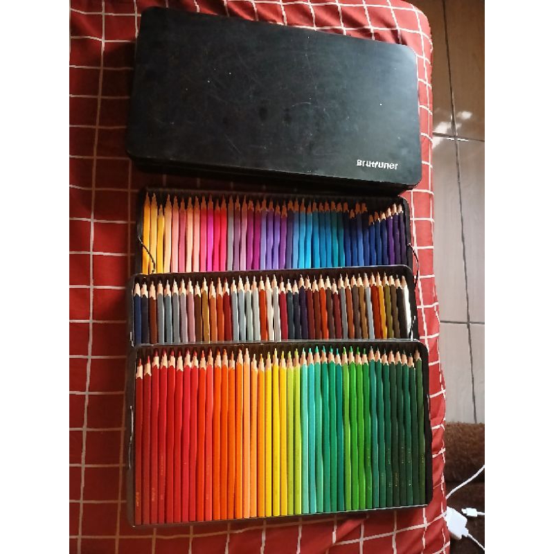 

Brutfuner Squared Oil Pencils Pensil Warna 120 set