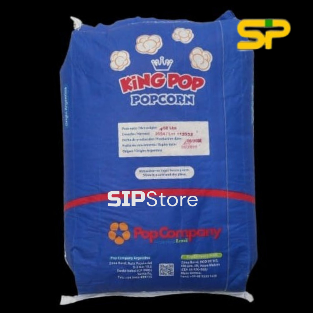 

QH POPCORN JAGUNG "KING POP" @22,68KG/ POPCORN JAGUNG MENTAH BIJI 1 SAK