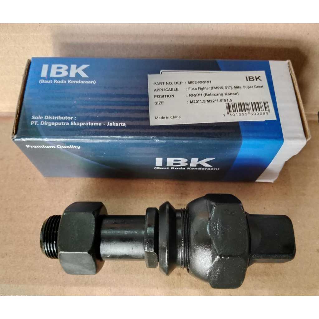 IBK MI02-RR Baut Roda Belakang Fuso/ Giga