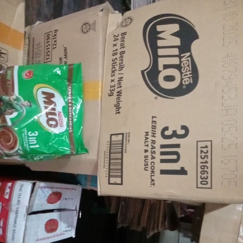 

milo 3in1 malaysia (satu kotak)