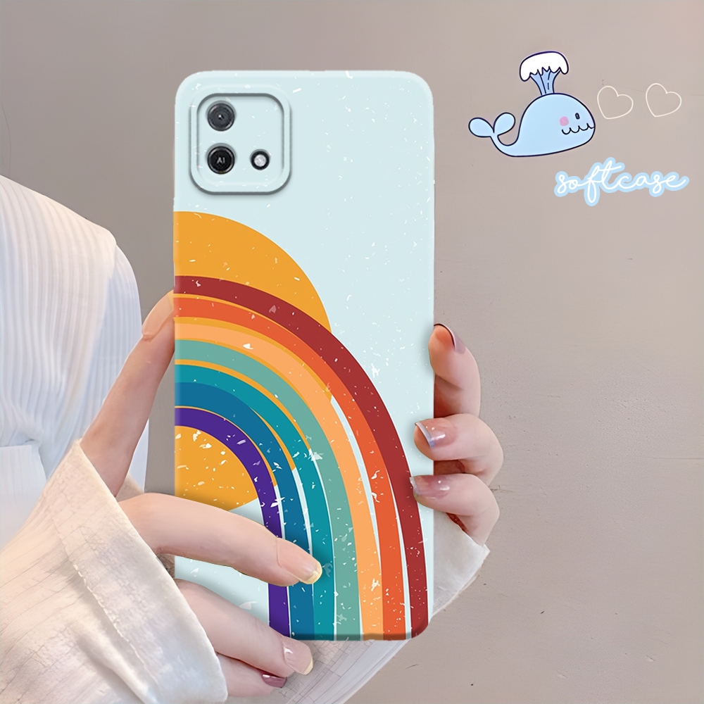 Softcase OPPO A16E - OPPO A16K Case Motif Kartun Silikon Softcase Pro Kamera