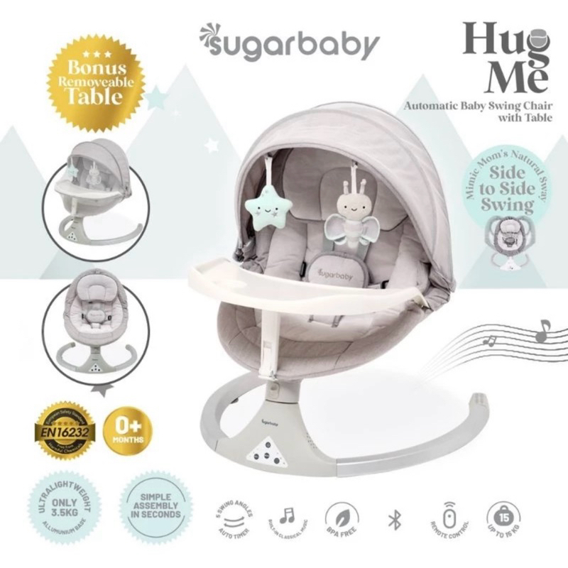 preloved sugar baby hug me baby swing chair