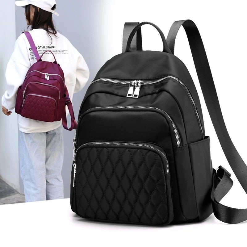SHOPEE BIG  SALE 2025 [Promo Terbatas] Ransel Wanita Tas Selempang Bordir Fashion Wanita Korean Mode