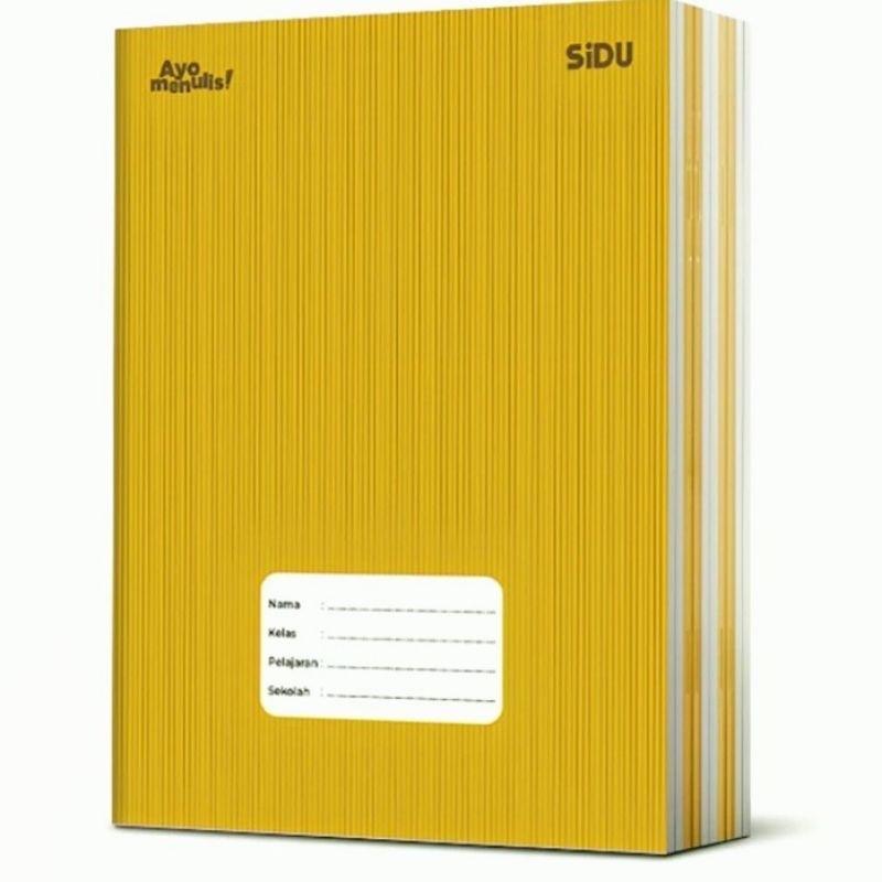 

BUKU TULIS SIDU SAMPUL COKLAT KRAFT ISI 40 LEMBAR 1 PACK 10 BUKU