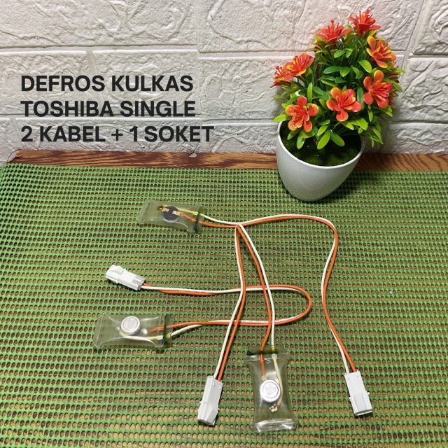 DEFROS BIMETAL TOSHIBA SINGLE (TANPA FUSE) / DEFROS KULKAS TOSHIBA