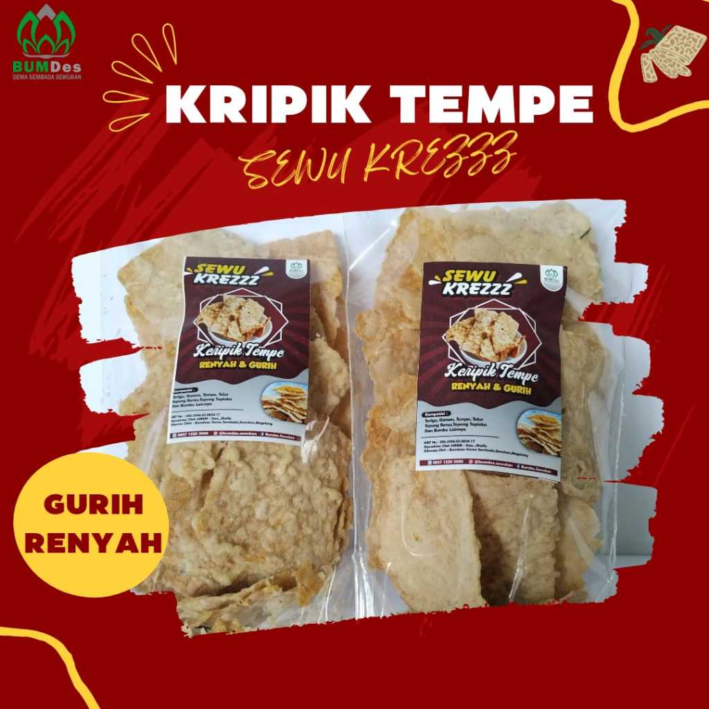 

Gema Sembada-Kripik Tempe-SEWU KREZZZ