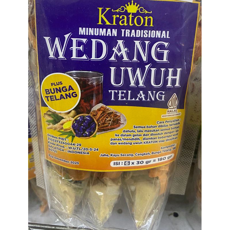 

wedang uwuh telang